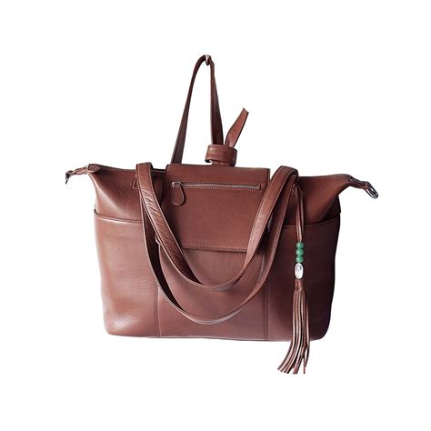 designer leather diaper bag